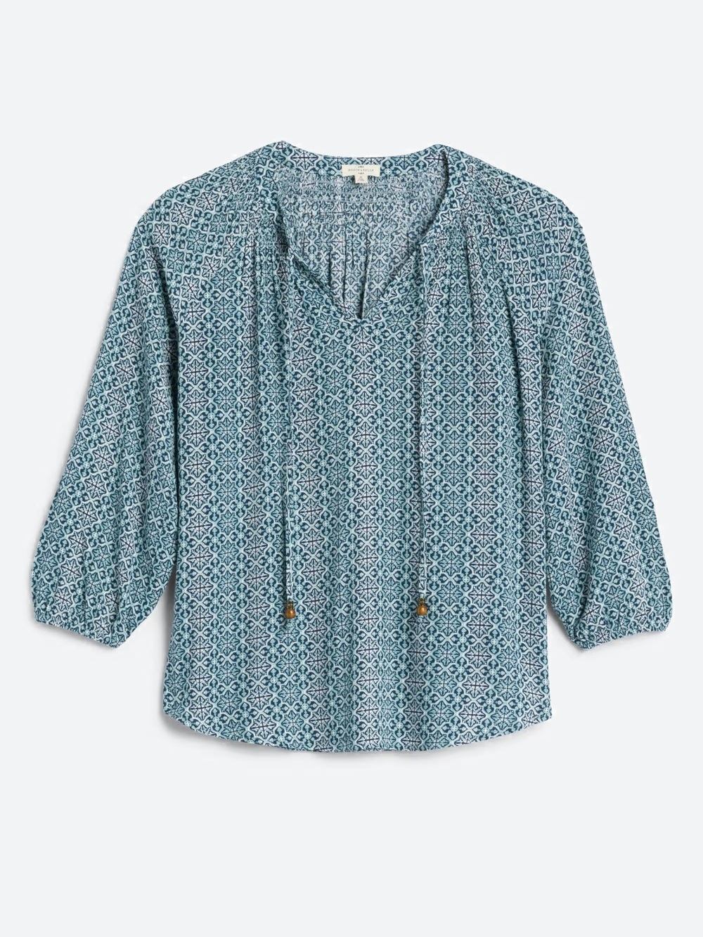 NWT Mason & Belle Caseey Tie Detail Top